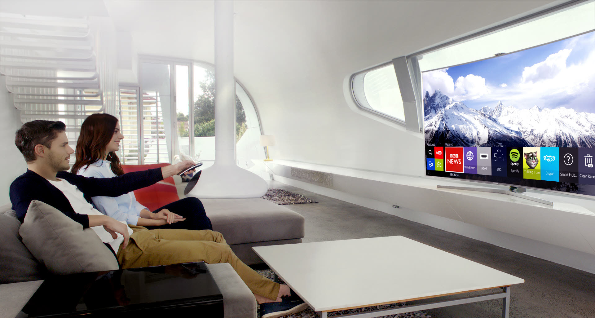 TIVI SUHD SAMSUNG 55JS8000 55 inch 4K HD Smart TV CMR 1200Hz