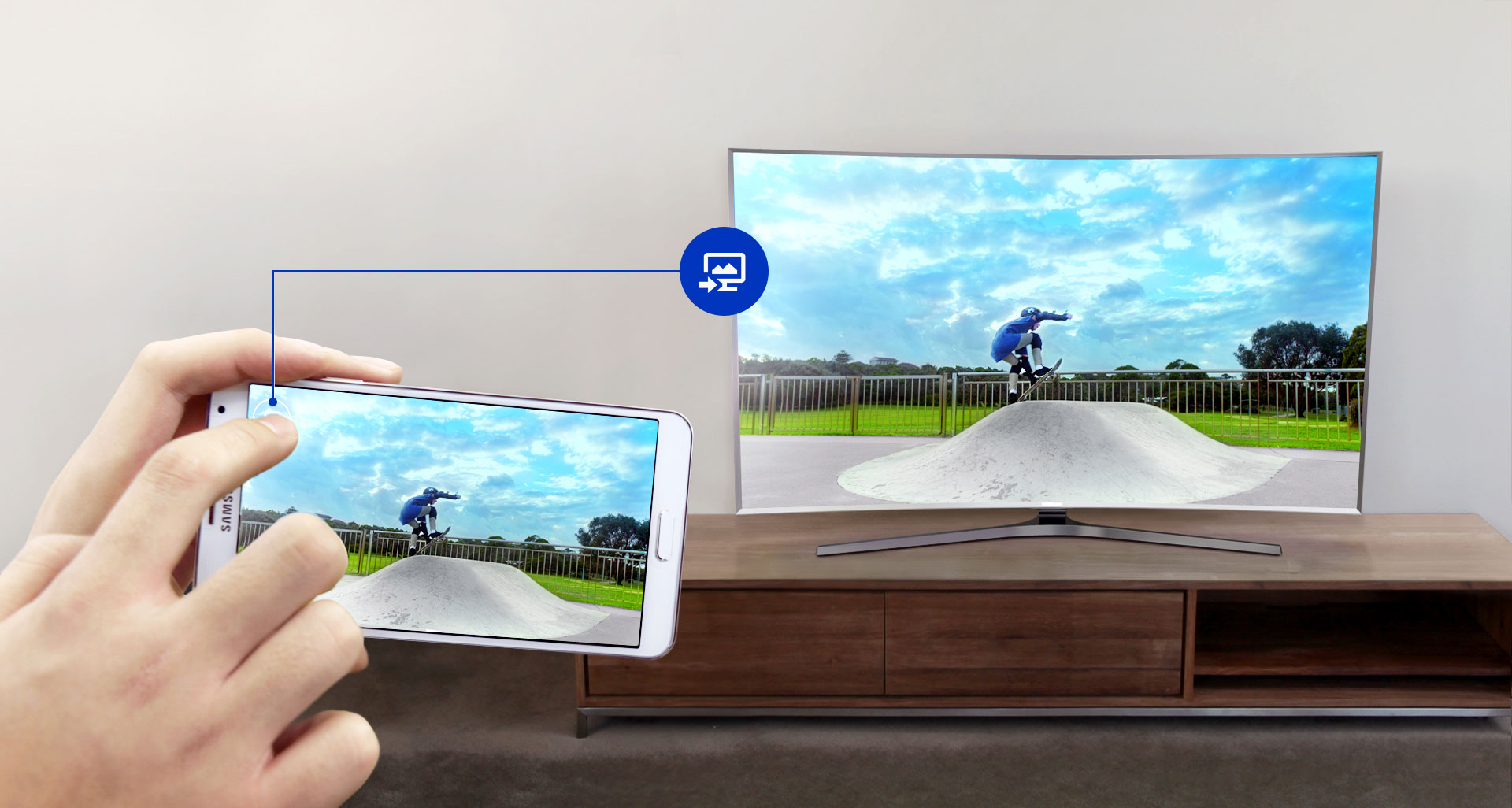 TIVI SUHD SAMSUNG 55JS8000 55 inch 4K HD Smart TV CMR 1200Hz