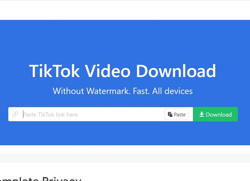 Download video is tiktok. Snaptik.