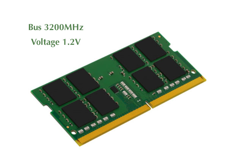 1- Dung lượng: 1x 4GB - Loại: DDR4 - Xung nhịp: 2666 MHz - Độ trễ (cas): 19