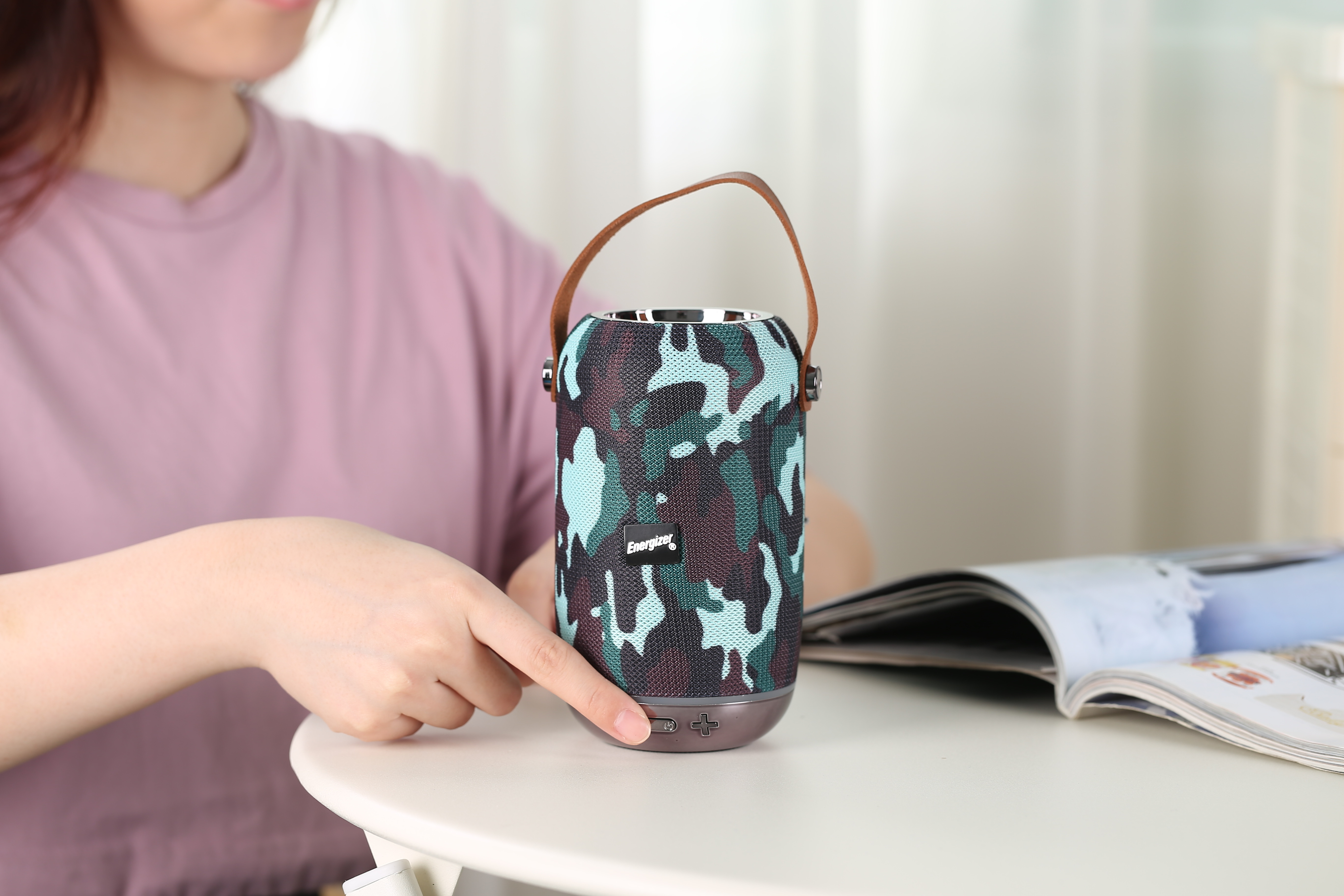 Loa bluetooth Energizer BTS 103 10w Màu rằn ri Camo