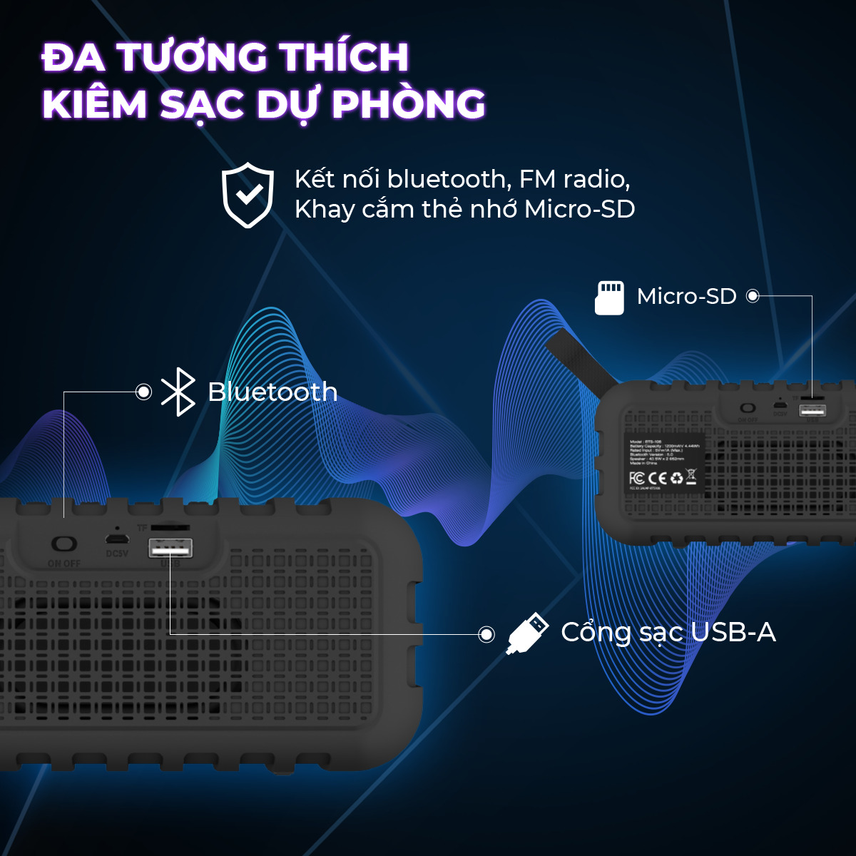 Loa bluetooth Energizer BTS 106