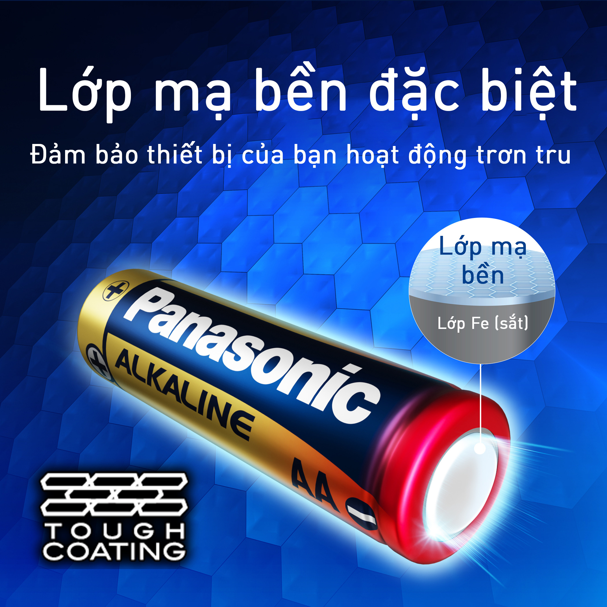 Pin Panasonic Alkaline LR03T/4B